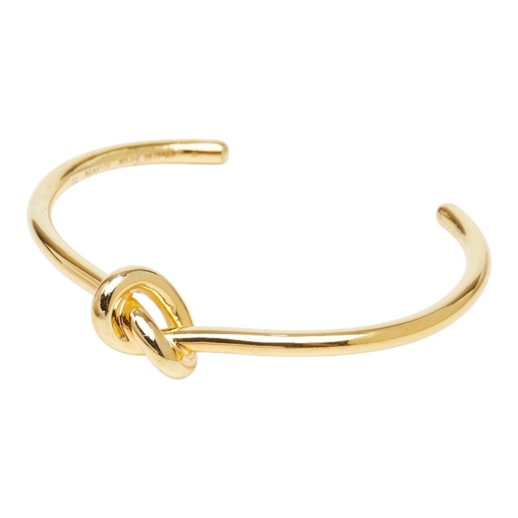 Celine Celine Knot Extra Thin Bracelet Bangle Gold Plated Women's CELINE Size ONE SIZE - 1 Thumbnail