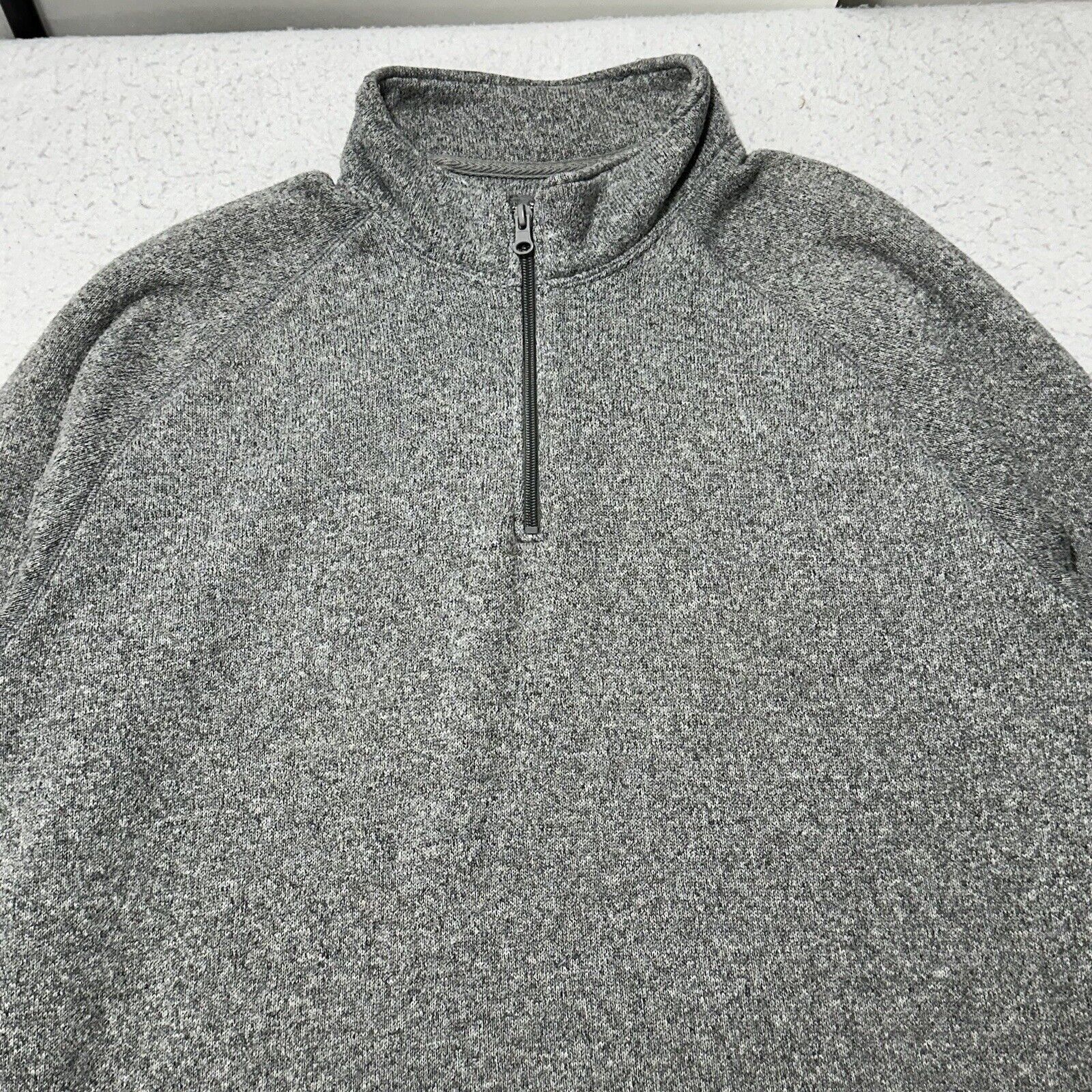 Old Navy Old Navy XXL 1/4 Zip Fleece Lined Sweater Gray Sweatshirt Size US XXL / EU 58 / 5 - 2 Thumbnail