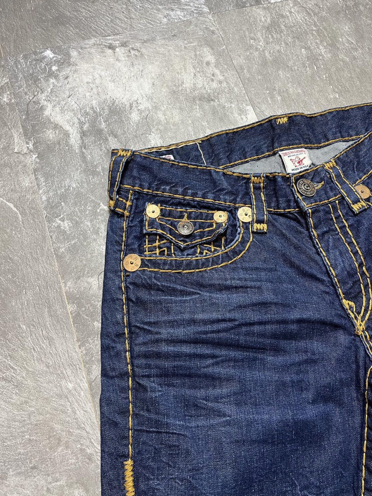 True Religion True Religion Vintage Ricky Super T Denim Jeans Y2K Blue Size US 36 / EU 52 - 6 Thumbnail