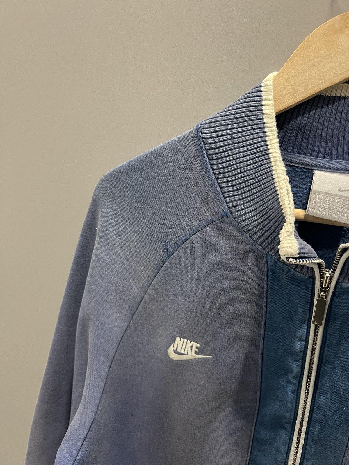 Nike Nike Vintage Inter Milan Zip Hoodie Faded 08/09 Size US XL / EU 56 / 4 - 14 Thumbnail
