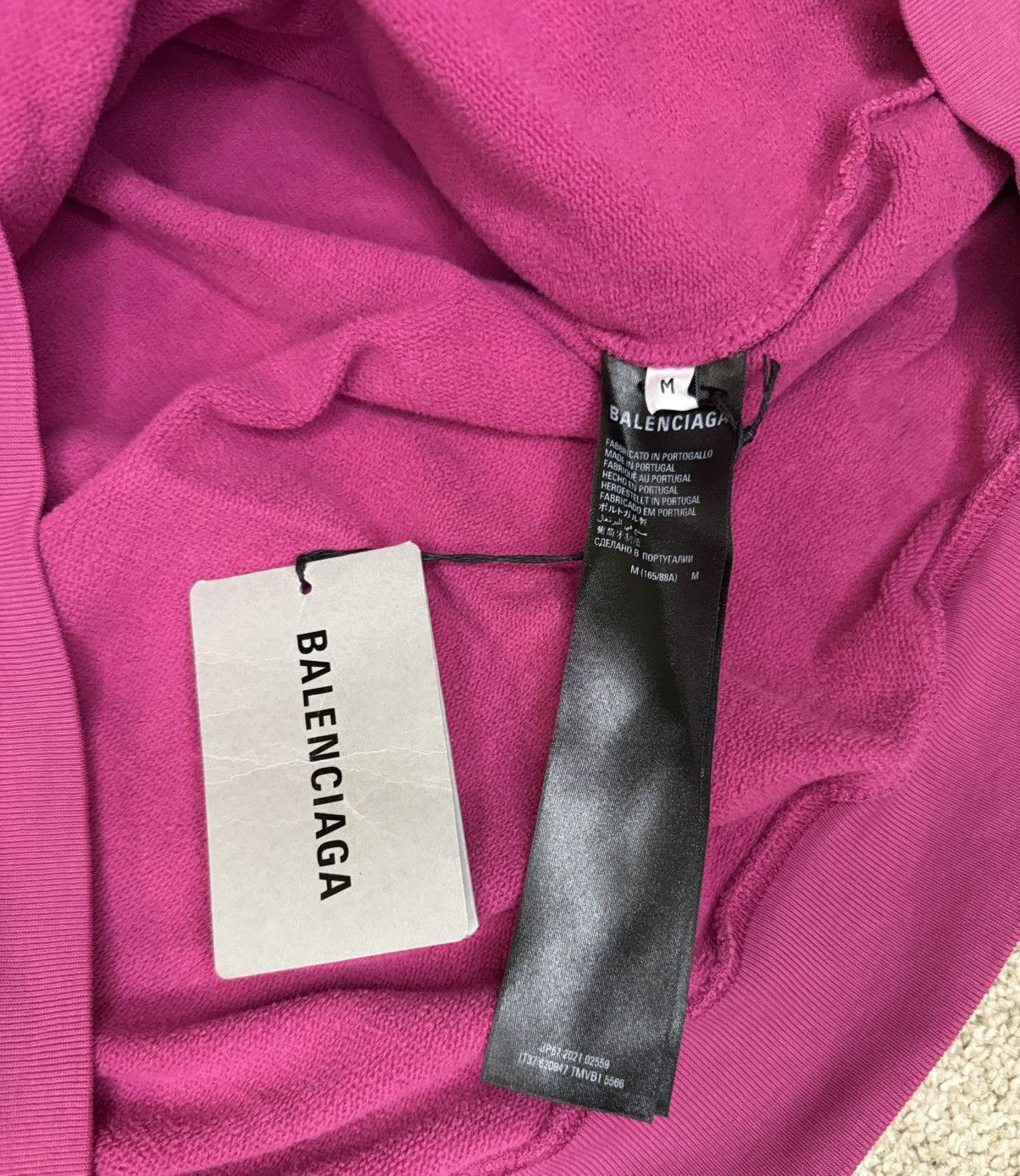 Balenciaga Balenciaga Authentic Jersey Apparel Embroidered Hoodie Size US XL / EU 56 / 4 - 5 Thumbnail