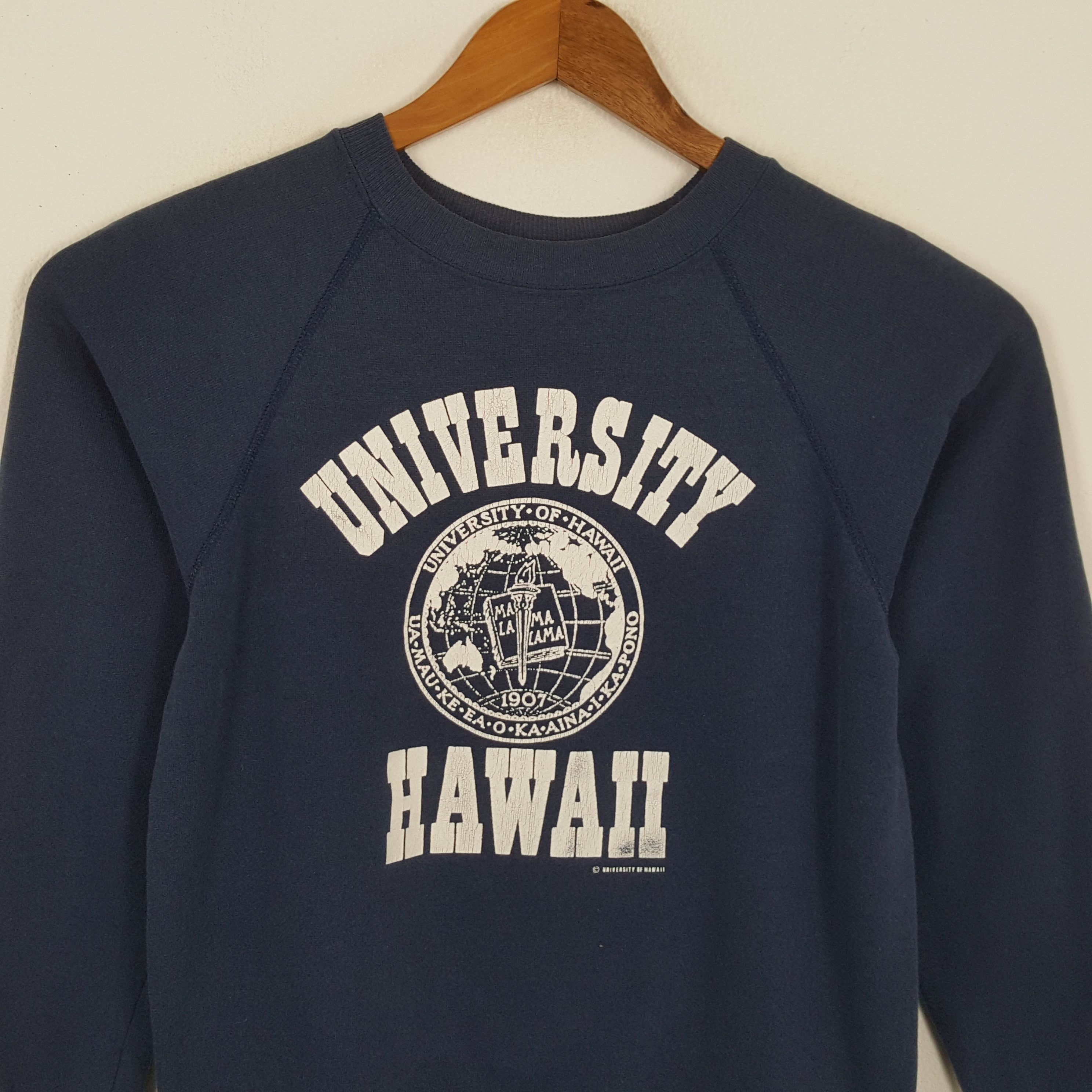 Vintage Vintage 90's UNIVERSITY OF HAWAII Promo Sweatshirts Size US S / EU 44-46 / 1 - 2 Thumbnail