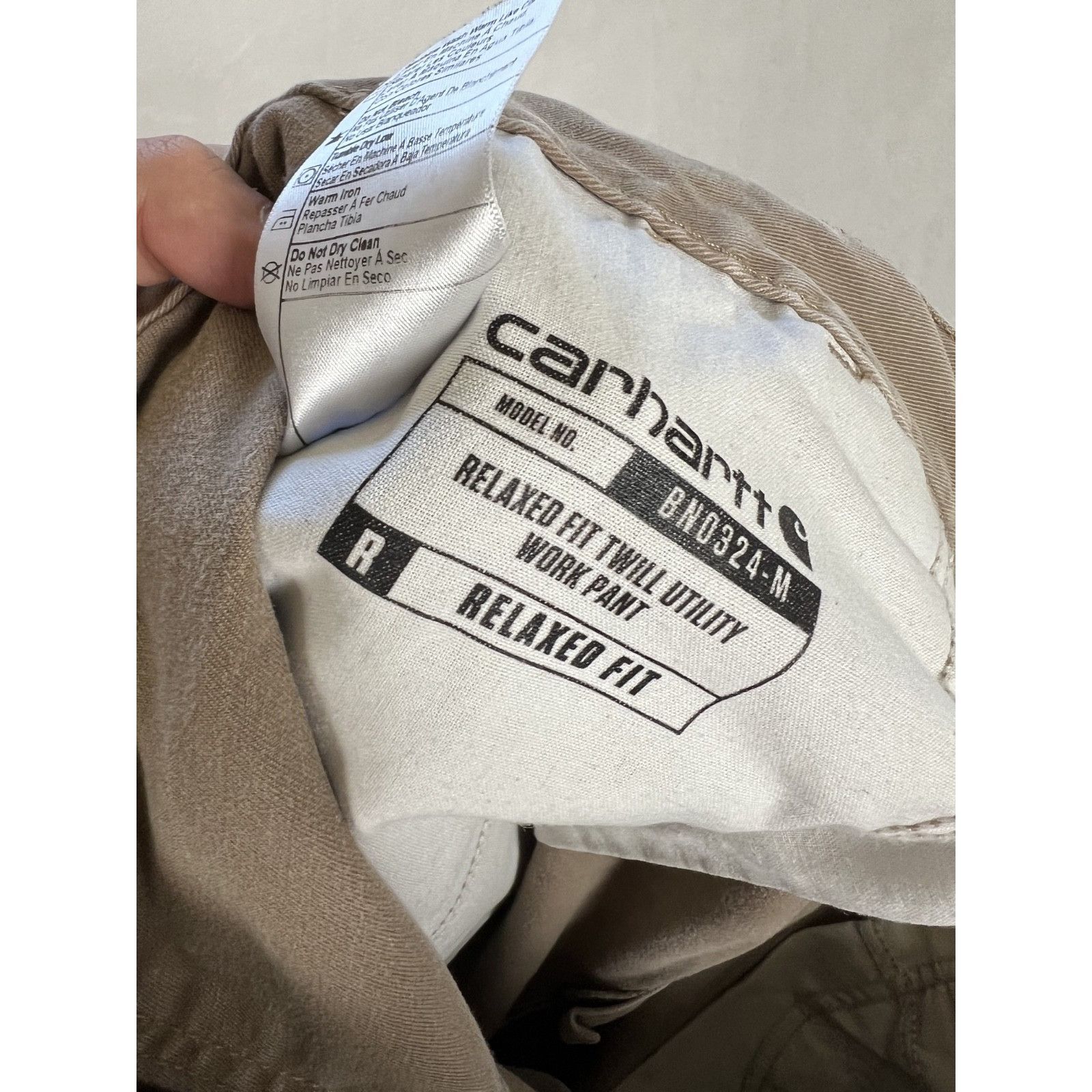 Carhartt Carhartt Work Pants B324 DKH 38×30 Relaxed Fit Distressed Kh Size US 38 / EU 54 - 9 Thumbnail