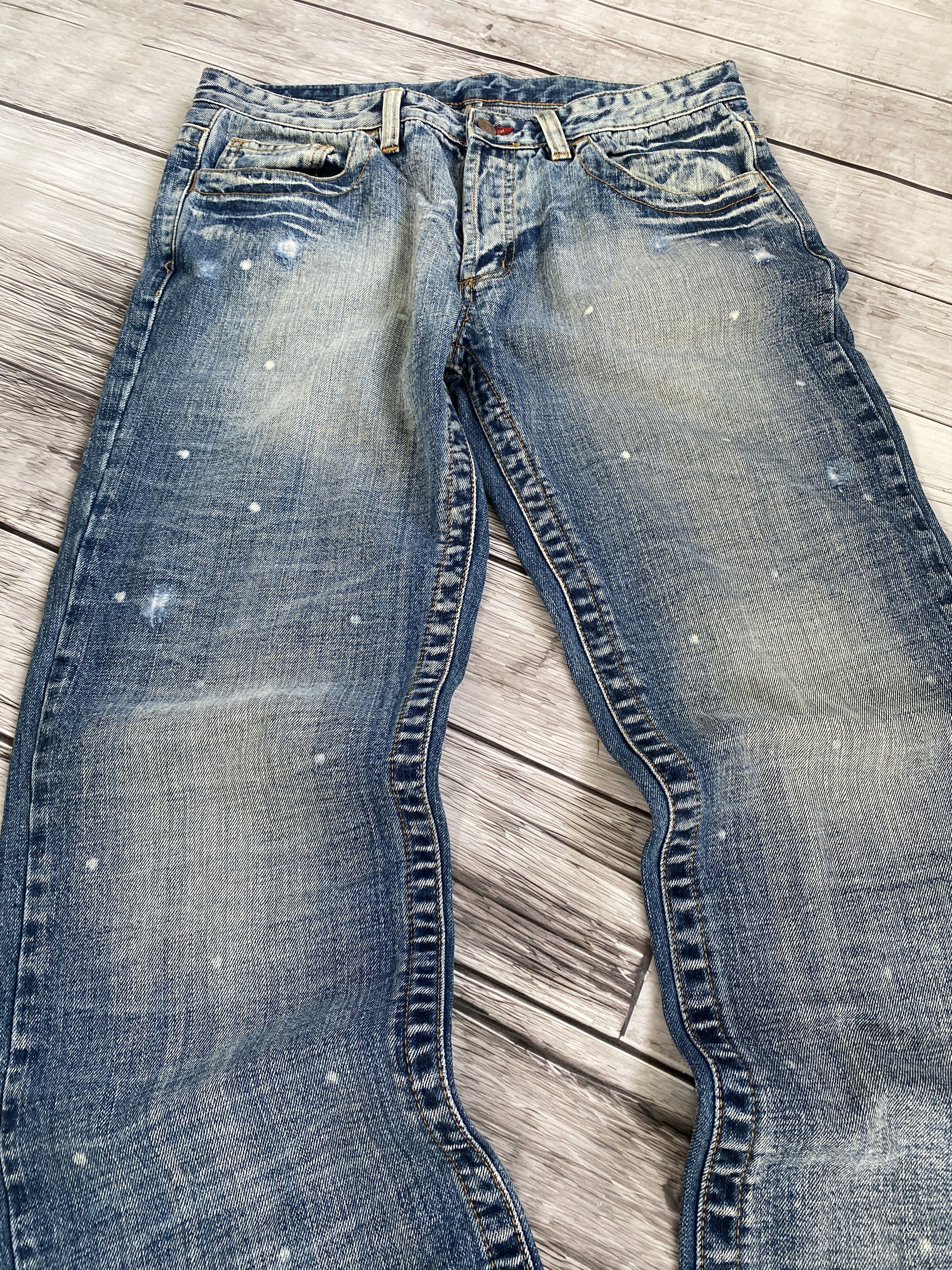 Hysteric Glamour × Japanese Brand 💥 HYSTERIC GLAMOUR BALENCIAGA STYLE JAPANESE JEANS Size US 32 / EU 48 - 3 Thumbnail
