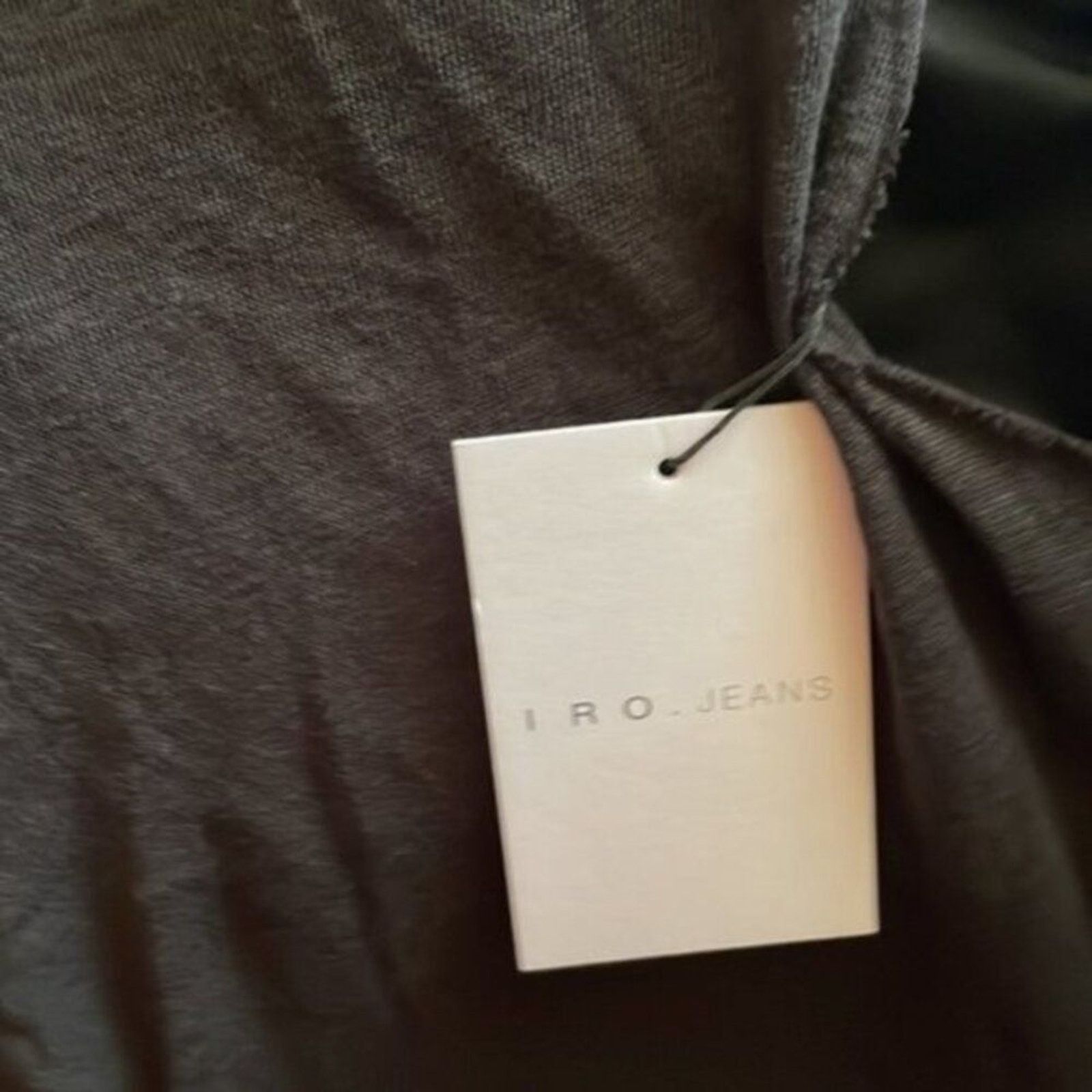Iro Iro Boham distressed slub linen jersey tank black L Size L / US 10 / IT 46 - 8 Thumbnail