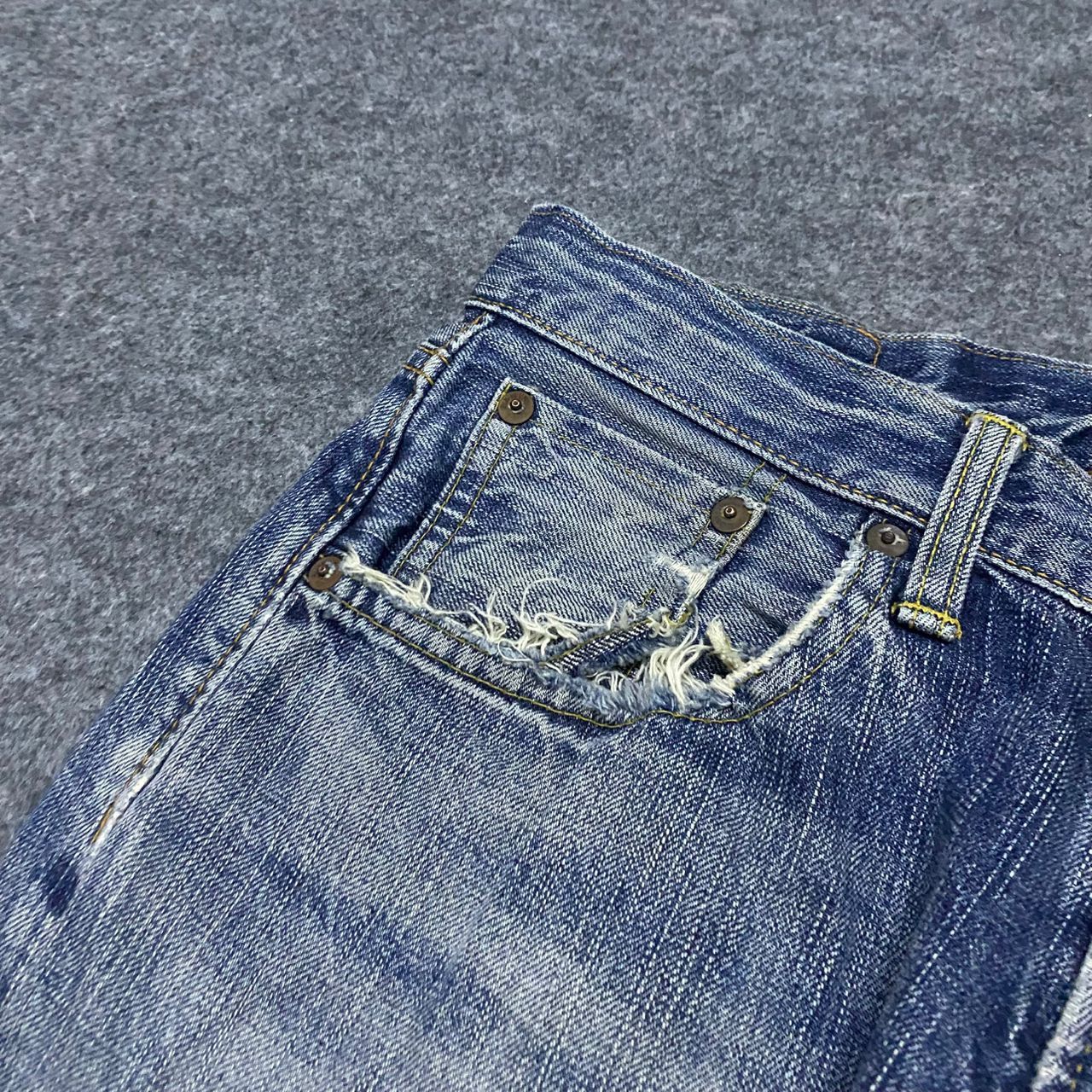 If Six Was Nine 💥Best Offer💥 Edwin 505z Selvegde Redline Distressed Denim Size US 30 / EU 46 - 12 Thumbnail