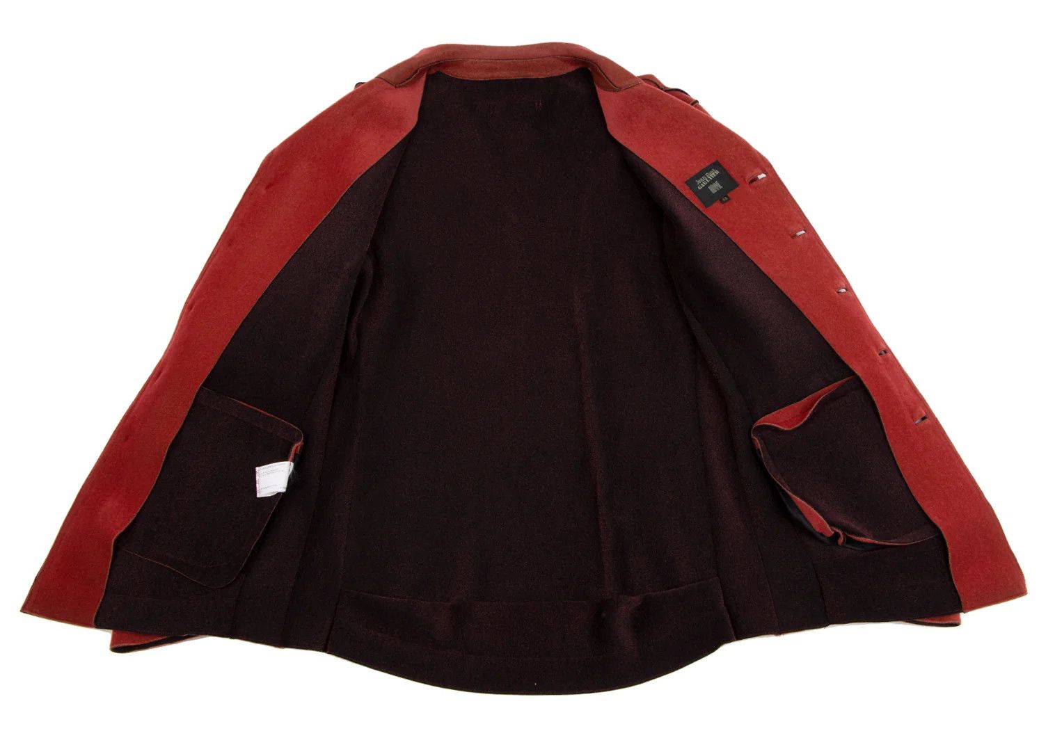 Jean Paul Gaultier Flocked Suit Set in Red Size 48 Size US M / EU 48-50 / 2 - 7 Thumbnail