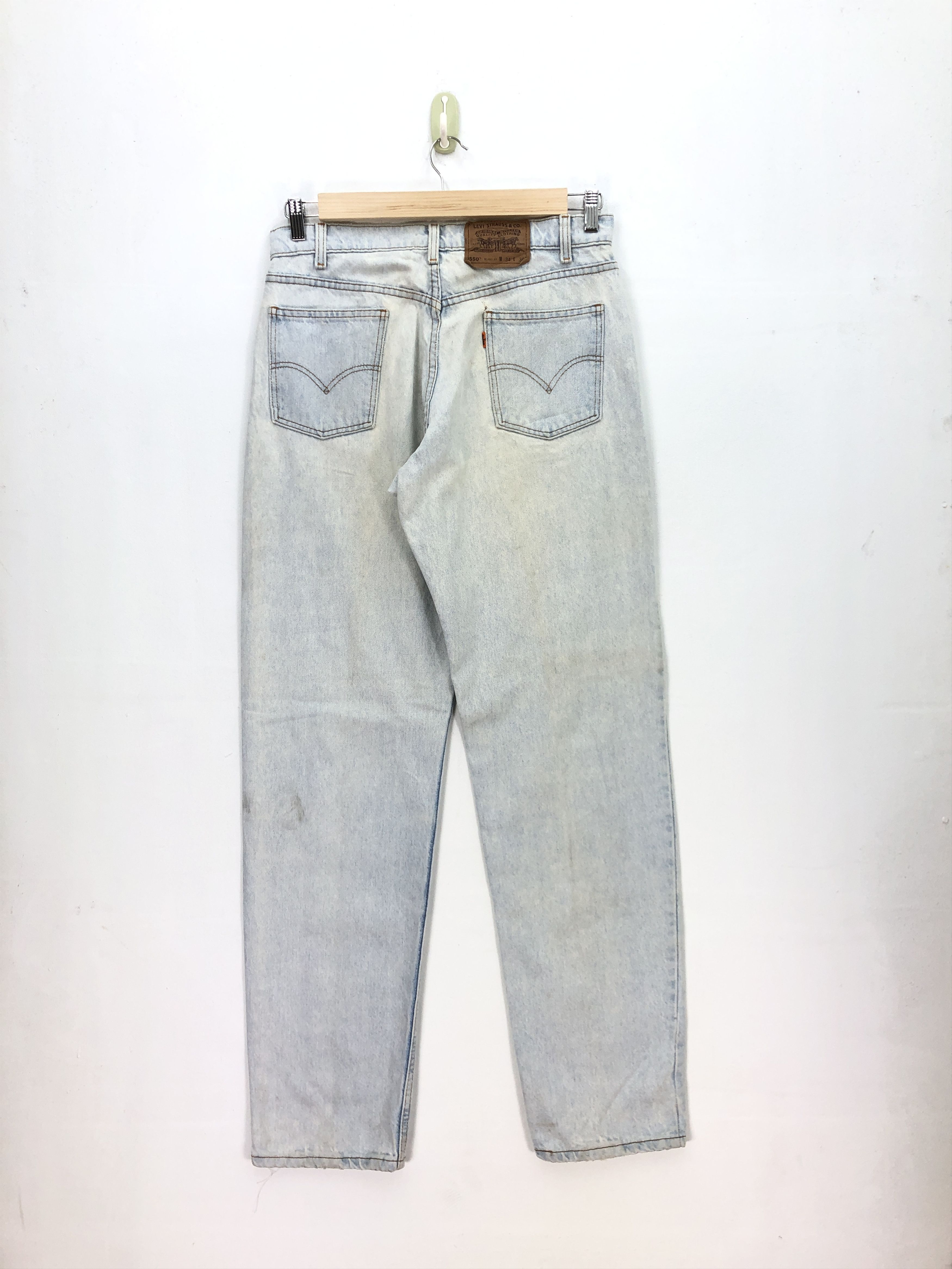 Levi's Vintage Levi's Light Wash Jeans Levis Faded Levis Denim Size US 32 / EU 48 - 2 Thumbnail