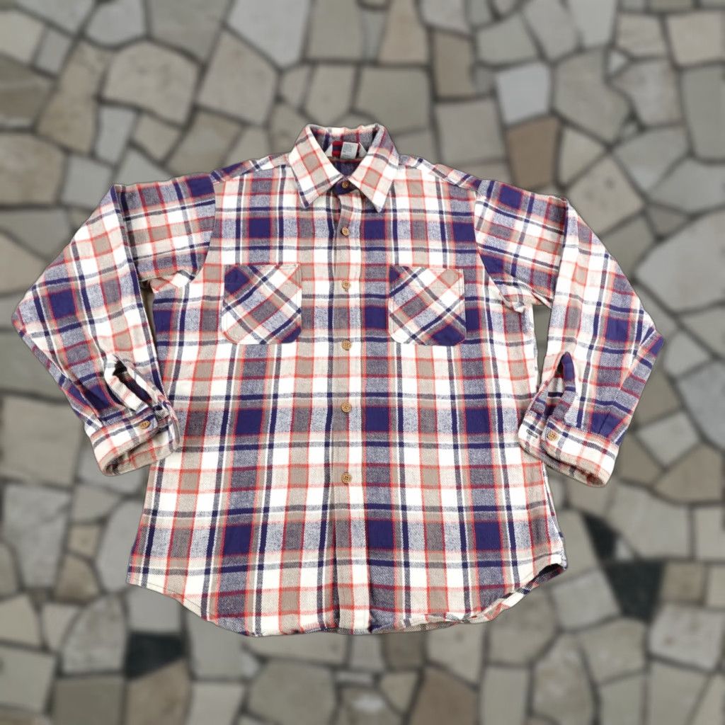 トップス 90s BIG MAC vintage cotton flannel shirt vintage Big Mac plaid flannel shirt – 86 Vintage