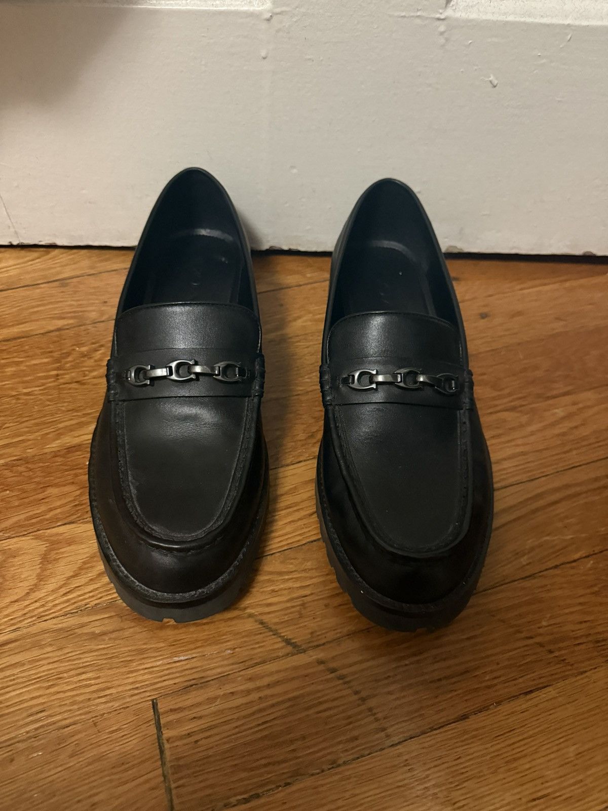 Coach Brooks Loafer in Black Leather Size 11