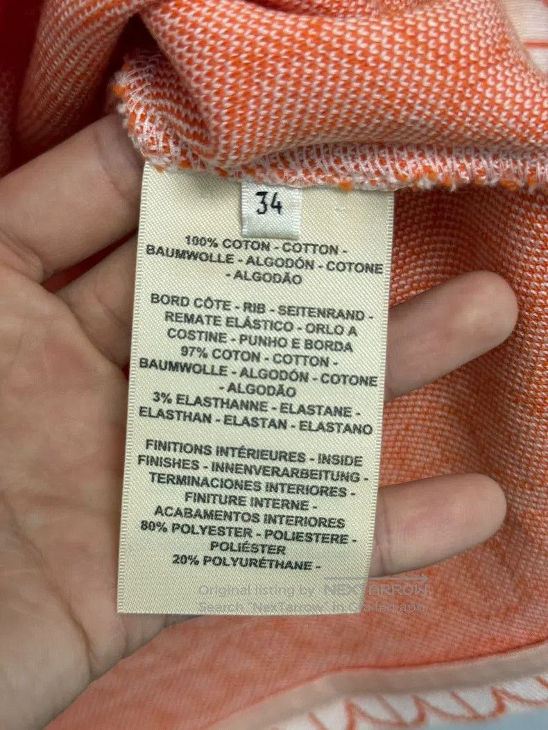 Hermes Hermes Classic logo full print knitted short-sleeve Size XXS / US 00 / IT 34 - 3 Thumbnail