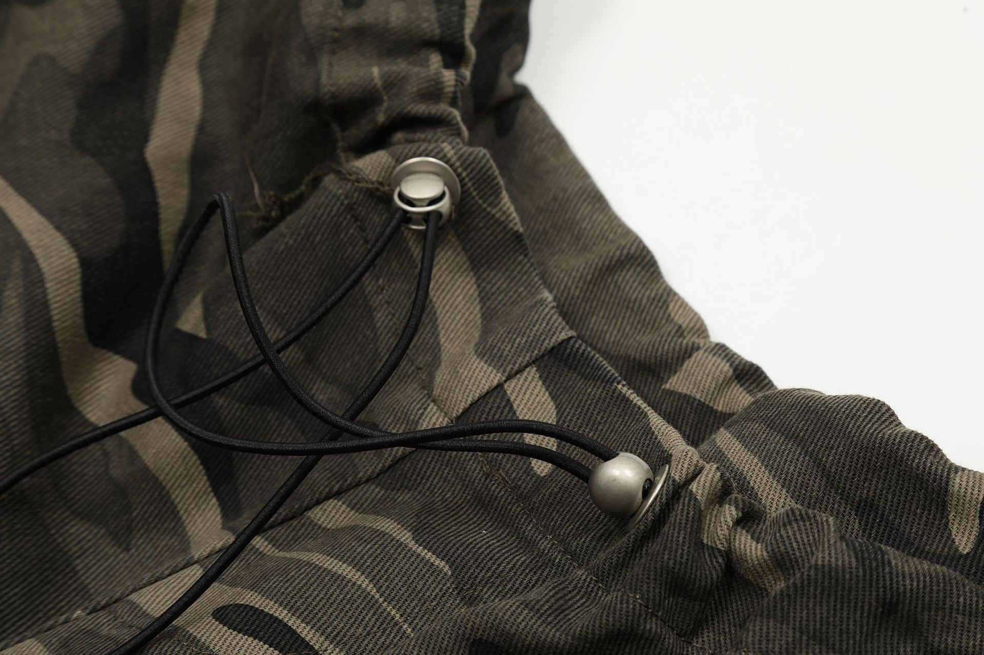 Japanese Brand × Jean American pocket camouflage drawstring casual cargo trousers Size US 32 / EU 48 - 4 Thumbnail