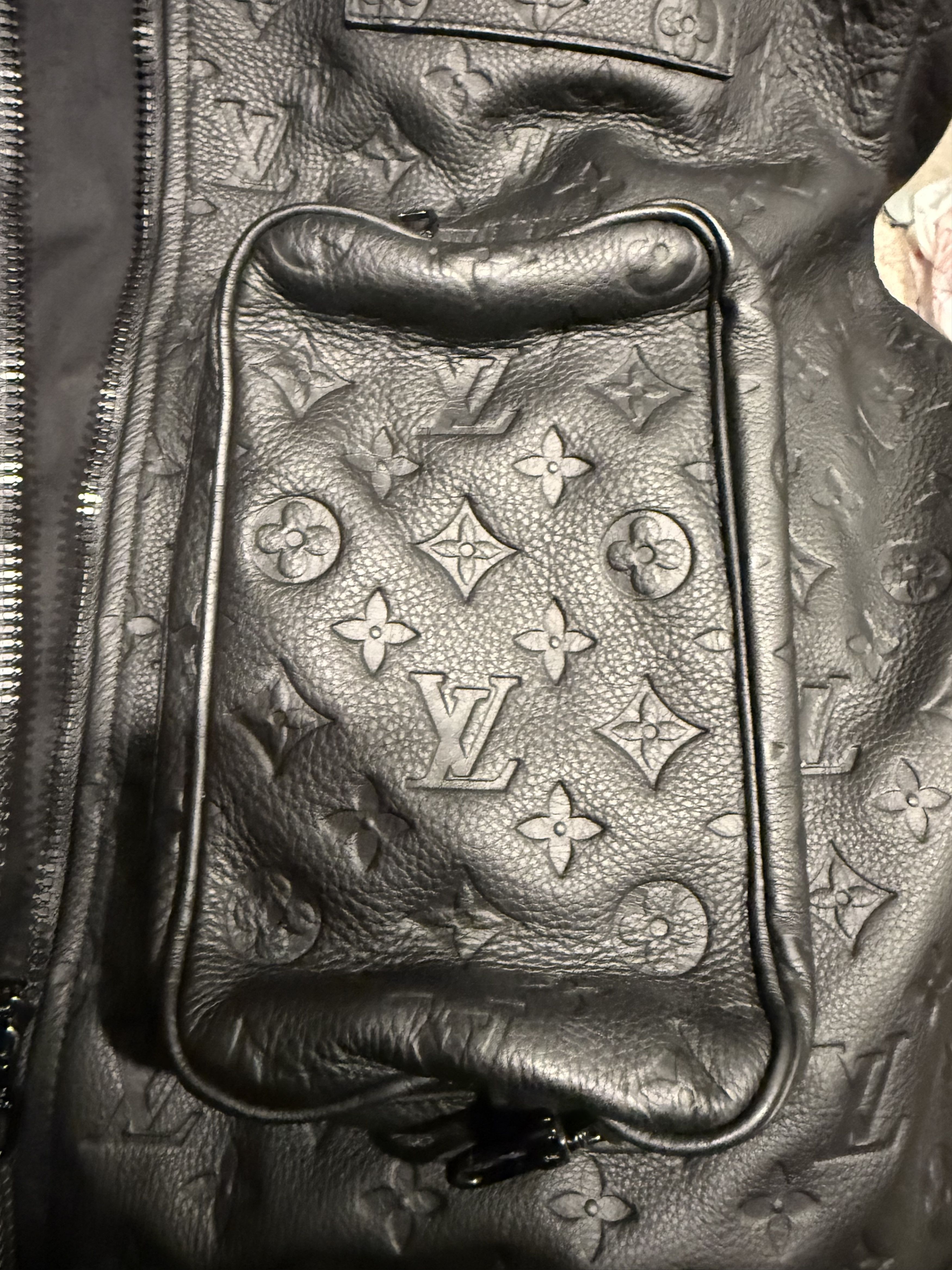 Louis Vuitton Louis Vuitton Leather Monogram Jacket Size US XL / EU 56 / 4 - 4 Thumbnail
