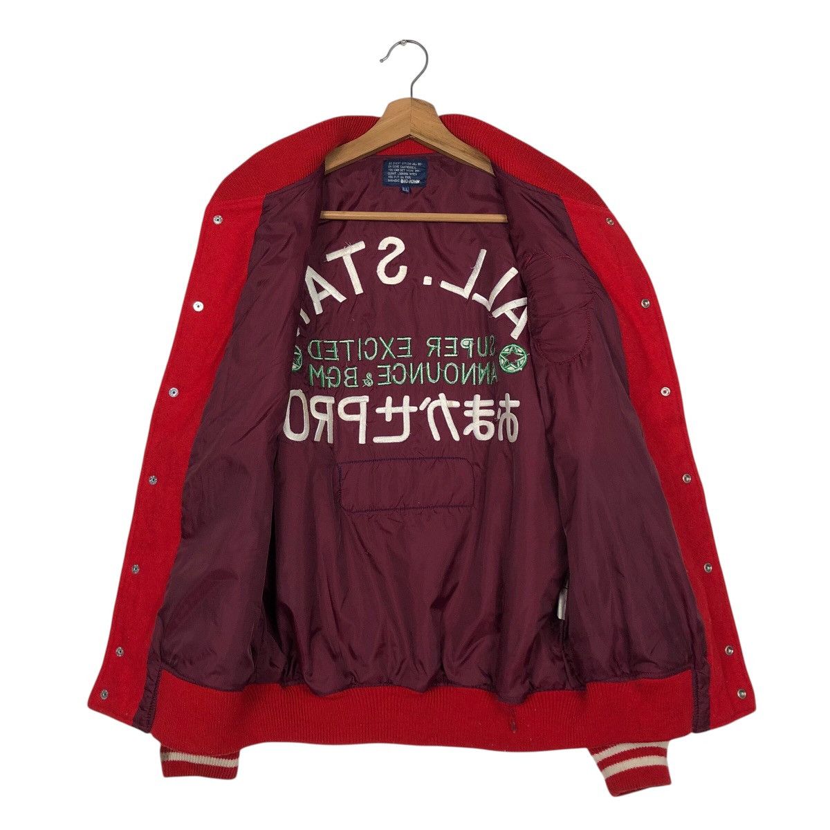 Japanese Brand 📌Vintage Bomber Jacket All Star Big Logo Hysteric Glamour Size US L / EU 52-54 / 3 - 14 Thumbnail