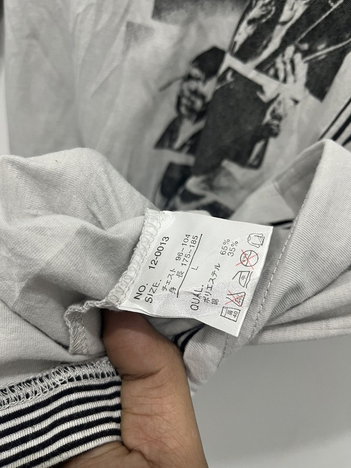 Japanese Brand Y2K NR Double Layer Windbag Missouri Hysteric Style Tee Size US L / EU 52-54 / 3 - 6 Thumbnail
