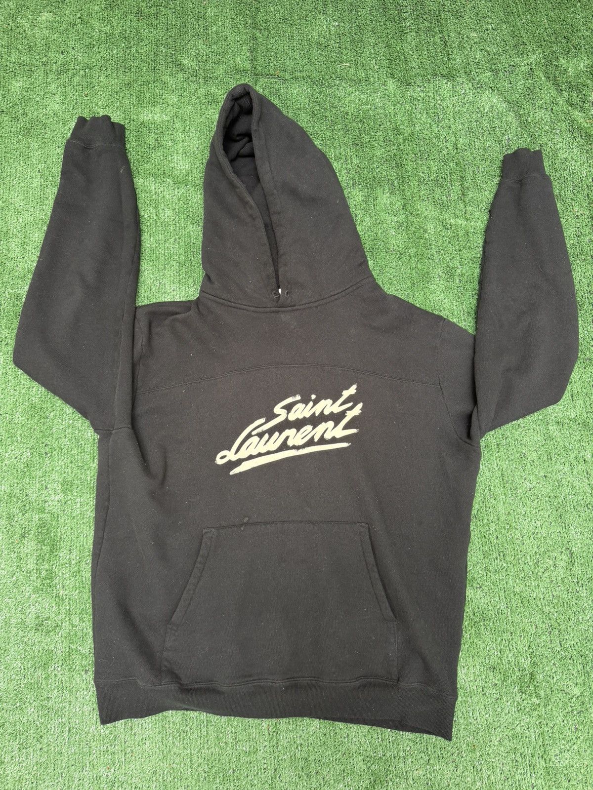 Saint Laurent Paris Saint Laurent 50s Signature Hoodie Size US XXL / EU 58 / 5 - 1 Thumbnail