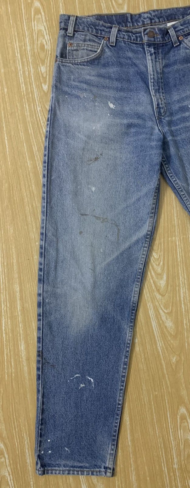 Levi's Vintage painted & dirty Levi’s Orange Tab Made In USA Size US 32 / EU 48 - 22 Thumbnail