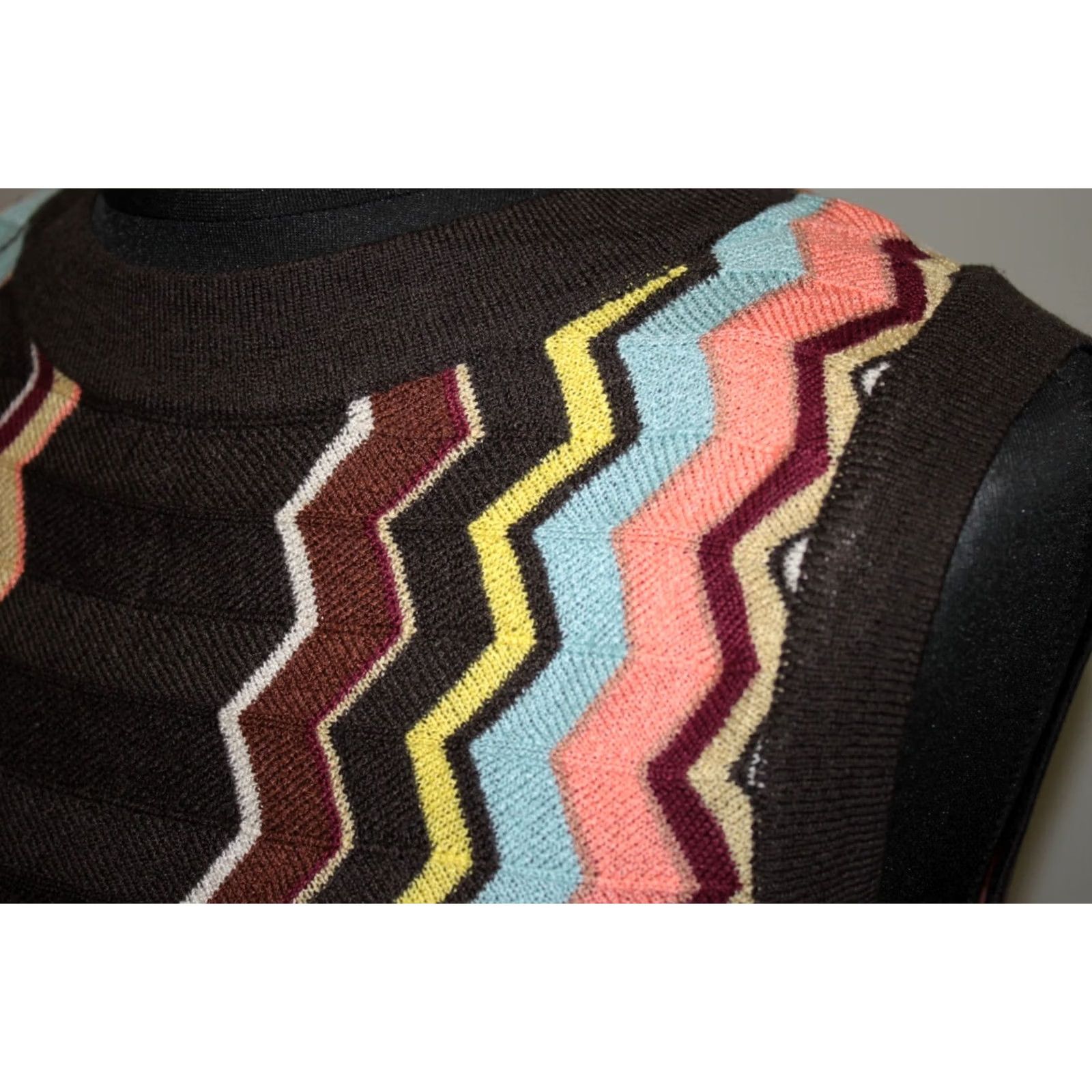 Missoni Missoni Womens Dress M A-Line Multicoloured Short 40 Size M Womens Size S / US 4 / IT 40 - 2 Thumbnail