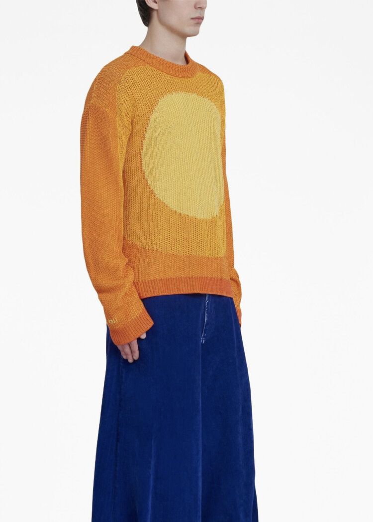 Marni o1y0225 Crewneck Sweater in Multicolor Size US L / EU 52-54 / 3 - 4 Thumbnail