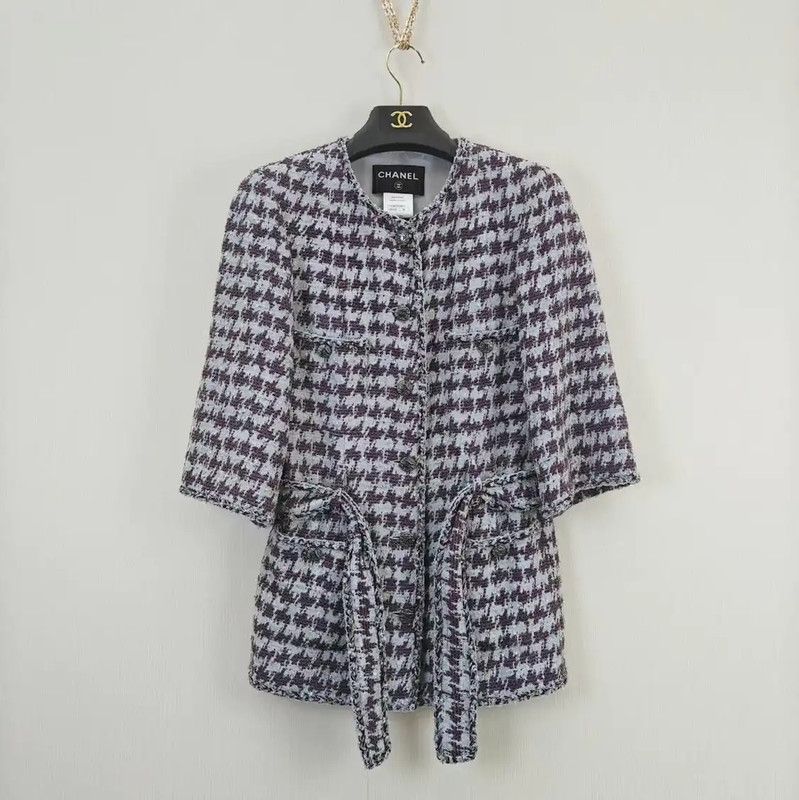 Chanel Chanel Multi-Color Wool Blend Women's Coat 0089 Size M / US 6-8 / IT 42-44 - 1 Thumbnail