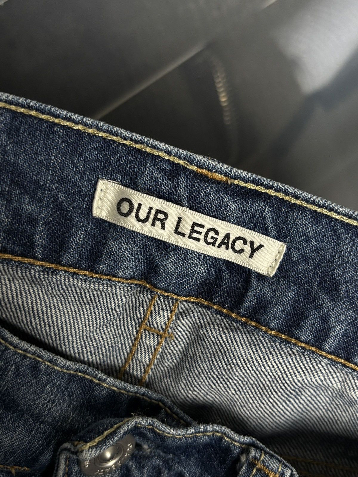 Our Legacy Our Legacy second cut blue denim jeans pants Size US 29 - 8 Thumbnail