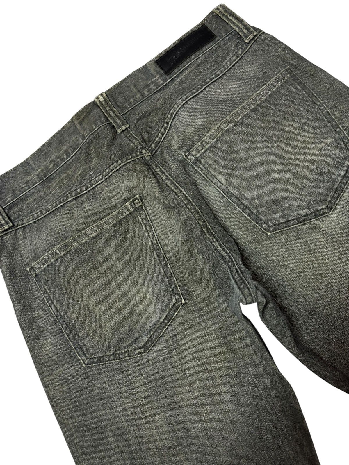 Japanese Brand Vtg Back Number Japan Faded Distressed Jeans Size US 31 - 8 Thumbnail
