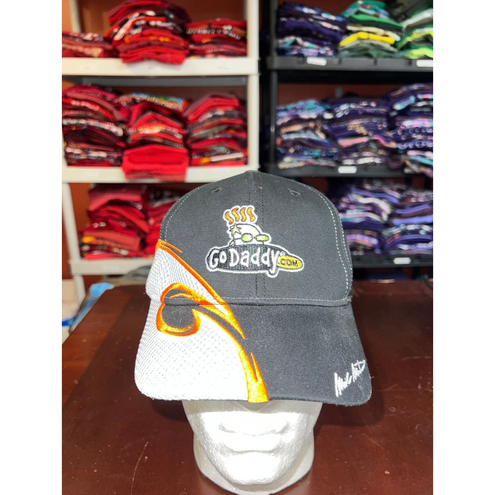 Vintage Vintage Go Daddy Hat Mark Martin Nascar #5 Racing Race Cap Size ONE SIZE - 1 Thumbnail