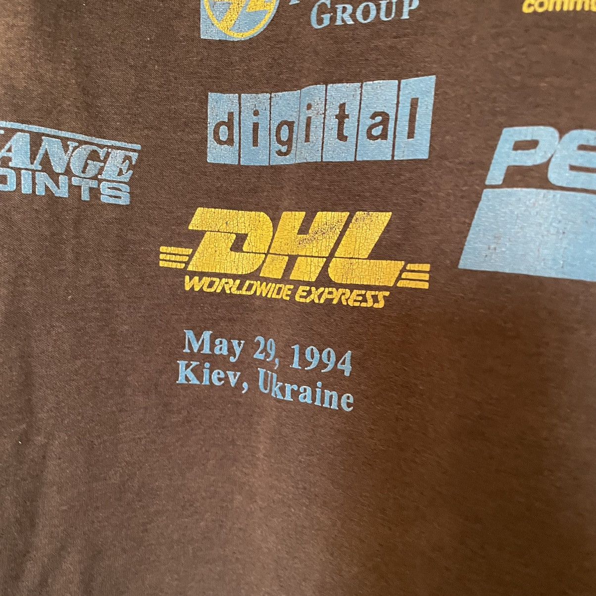 Vintage 90s run Tour second annual chestnut 1994 shirt Kiev Ukraine Size US XL / EU 56 / 4 - 7 Thumbnail