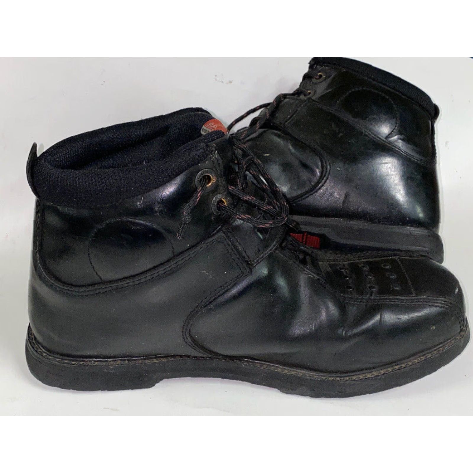 Vintage Icon Super Duty Mens Black Leather Comfort Boots Size 10 Size US 10 / EU 43 - 4 Thumbnail