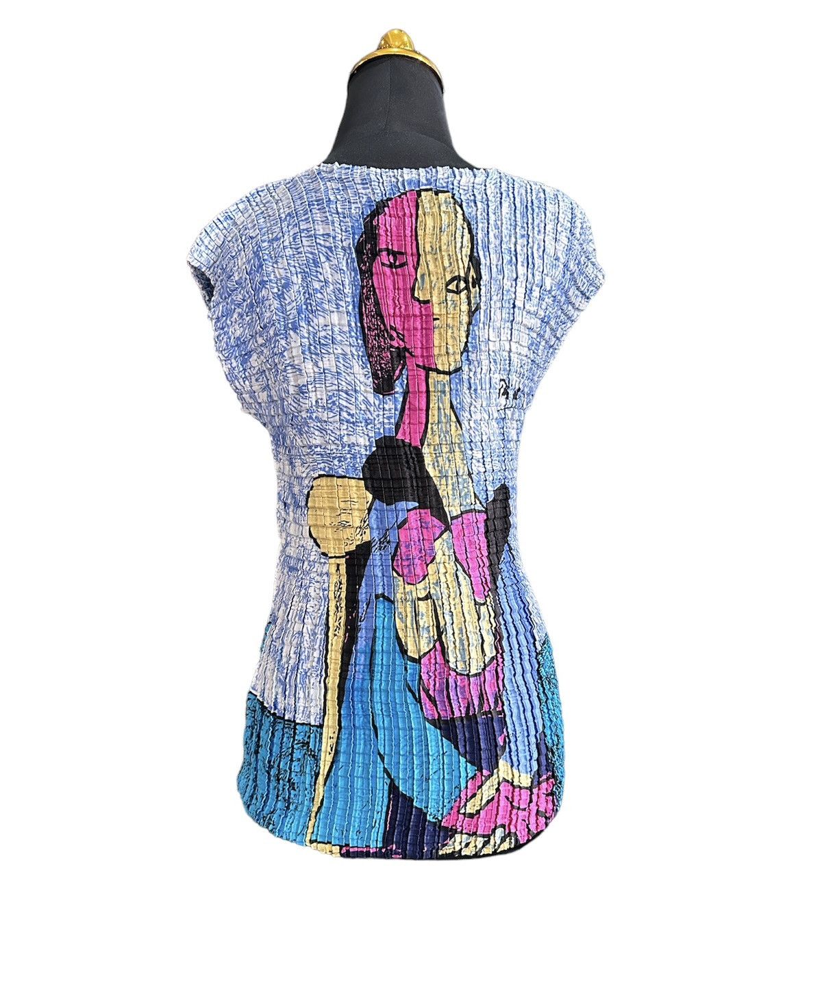 Paloma Picasso Piscasso art blouse Size M / US 6-8 / IT 42-44 - 2 Thumbnail