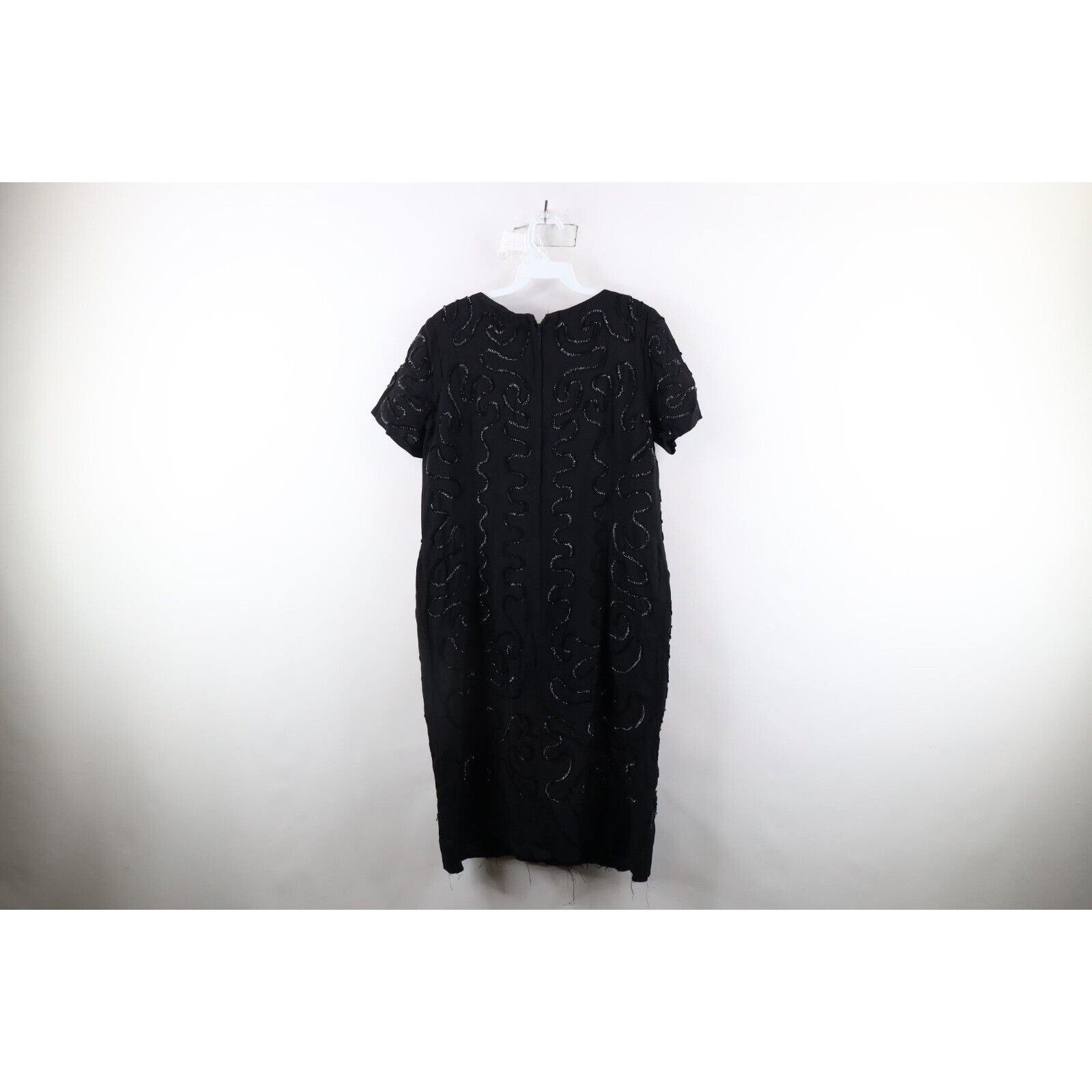 Vintage Vintage 60s 70s Rockabilly Distressed Sequined Dress Size M / US 6-8 / IT 42-44 - 14 Thumbnail