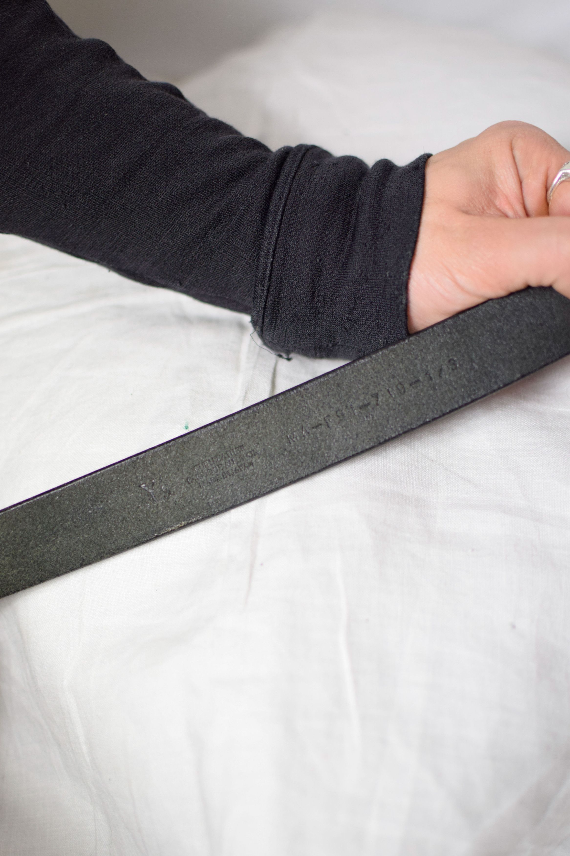 Yohji Yamamoto Y's for Men Block Buckle Belt - MA-F91-719 Size ONE SIZE - 5 Thumbnail