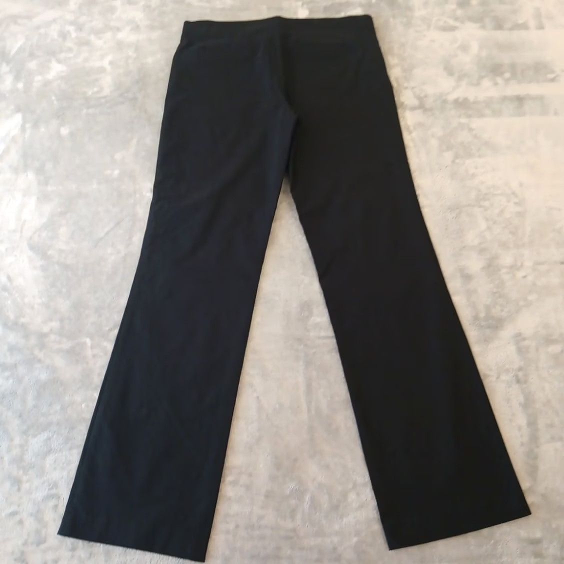 Vintage AB Studio Dress Pants Womens Large Black Pull On Stretch High Rise 34x32 Size 36" / US 14 / IT 50 - 2 Thumbnail