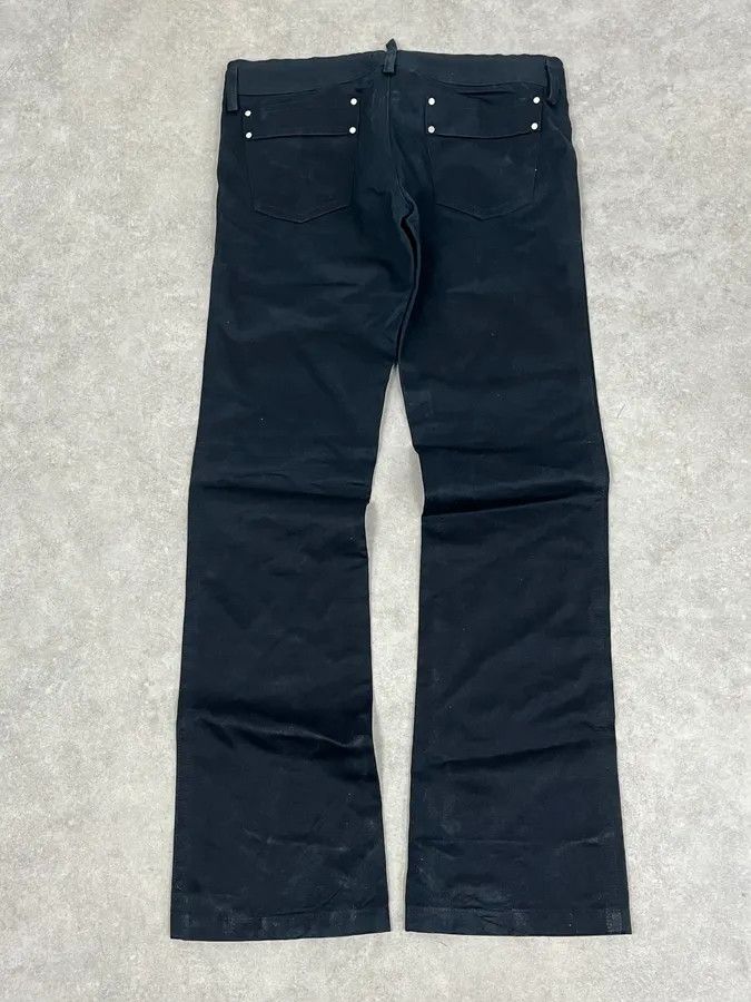 Dsquared2 AW2002 Dsquared2 Black Buttoned Zip Bootleg Pants Size US 32 / EU 48 - 7 Thumbnail