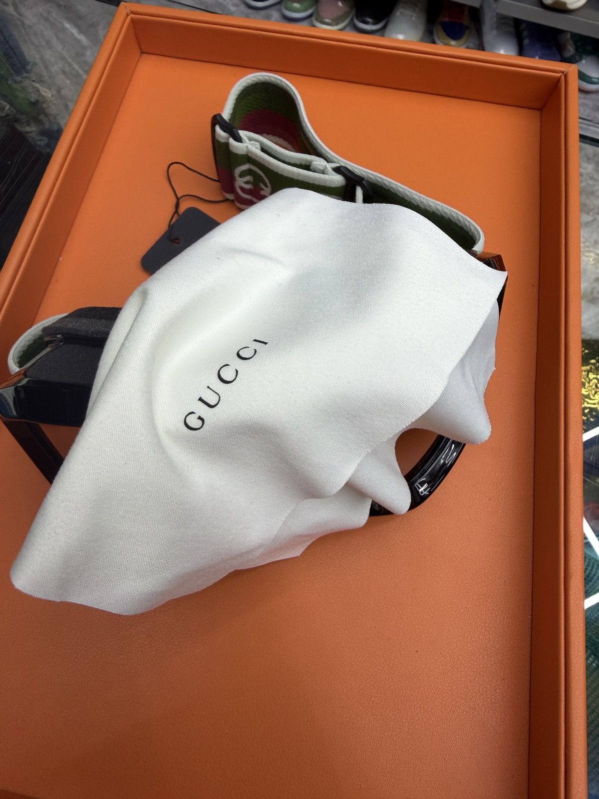 Gucci Gucci Black Interlocking Band Goggles Size ONE SIZE - 9 Thumbnail
