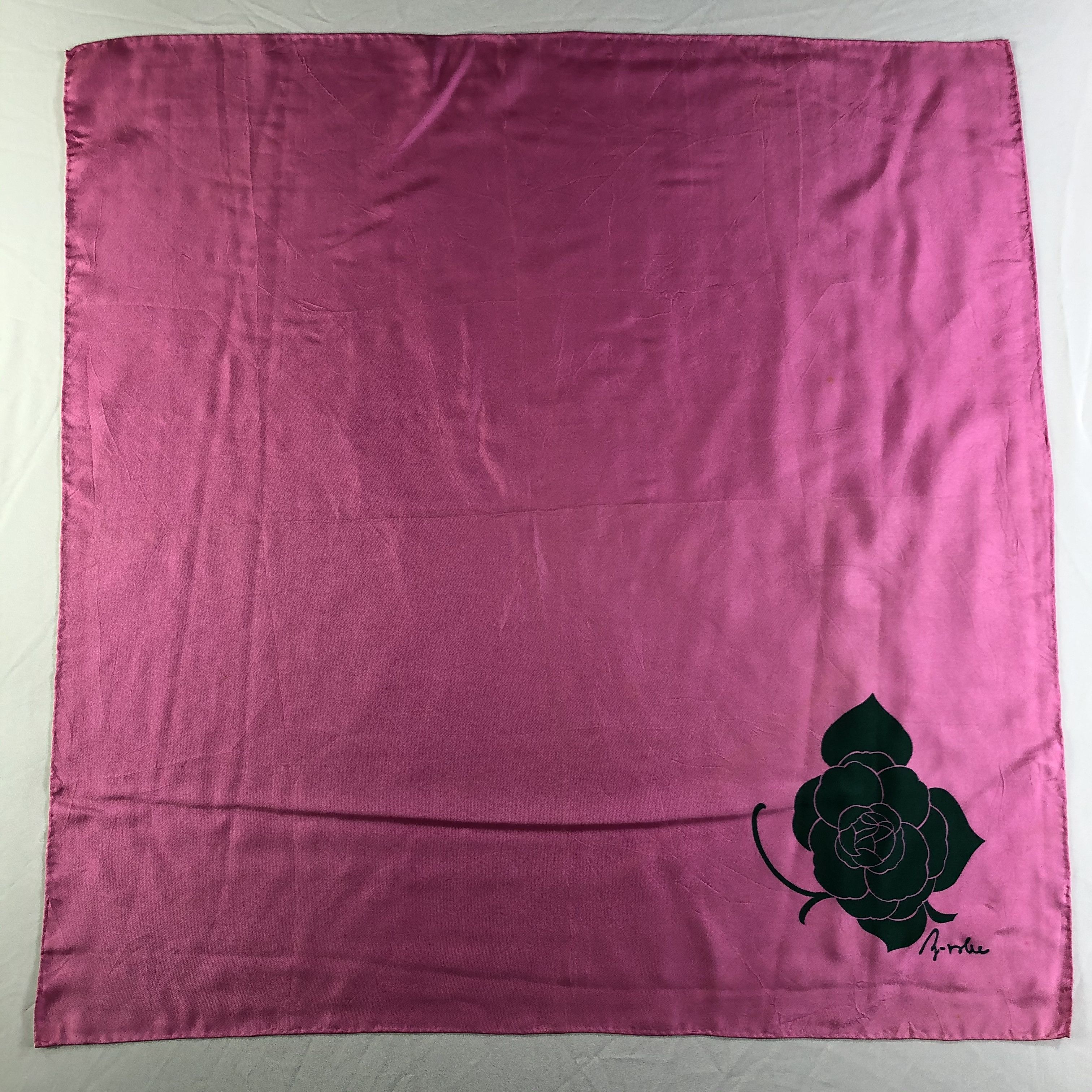 Vintage Vintage Silk Scarf Size ONE SIZE - 2 Thumbnail