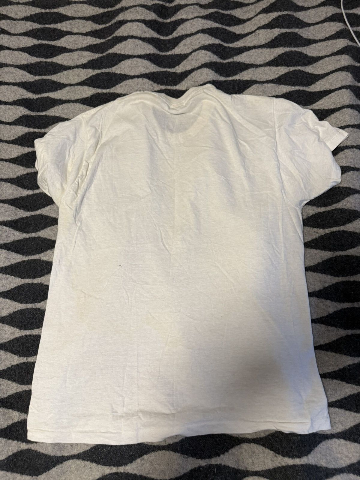 Vintage 70s Jockey white tee blank Size US L / EU 52-54 / 3 - 2 Thumbnail