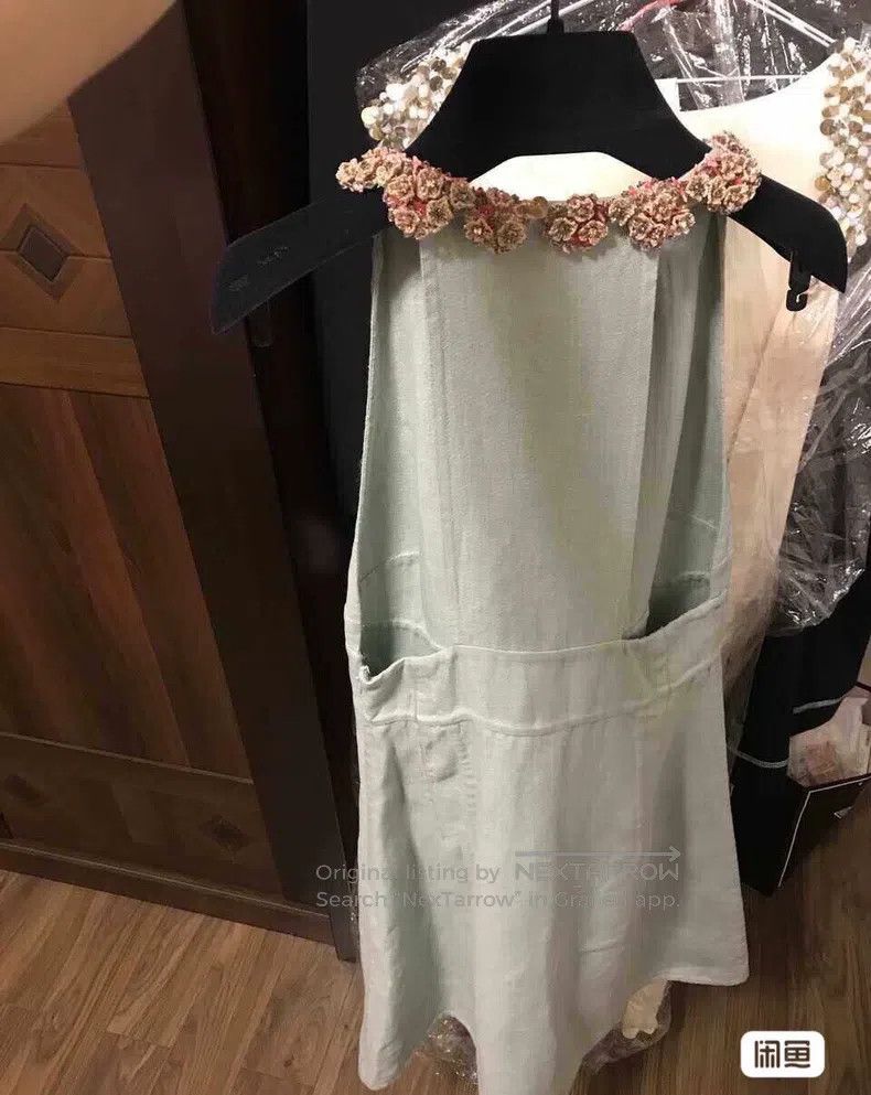 Valentino Valentino linen dress Size M / US 6-8 / IT 42-44 - 4 Thumbnail