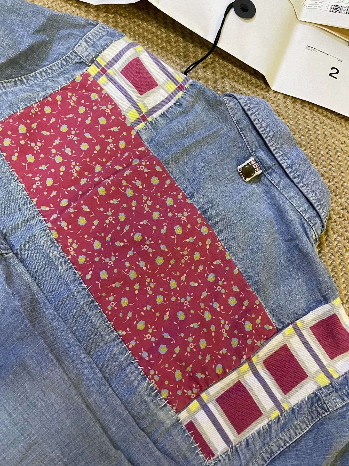 Visvim VISVIM GRANGER CHAMBRAY(P.W.) Patchwork Shirt FIL Mint 2 DB Size US M / EU 48-50 / 2 - 5 Thumbnail