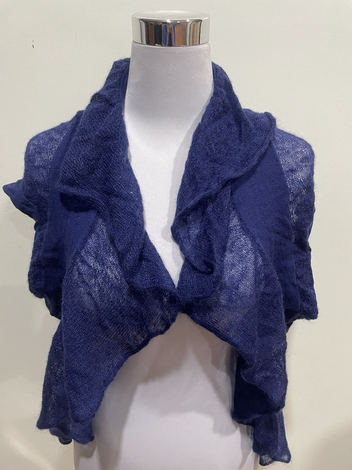 Hiroko Koshino Homme Trunk by Hiroko Koshino Lace Cardigan Size S / US 4 / IT 40 - 3 Thumbnail