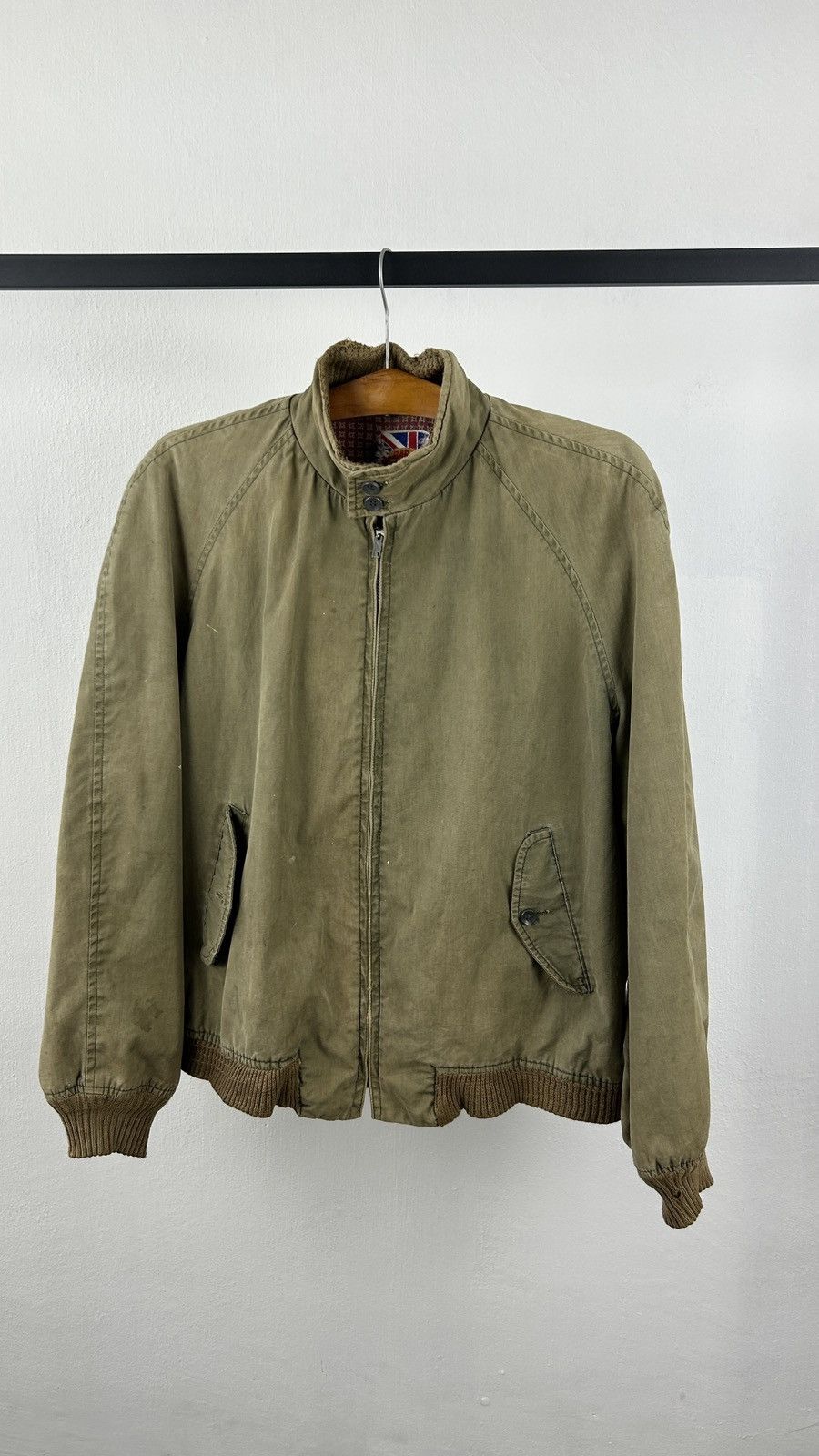Vintage 1980s Distressed English Work Jacket Baradak by Spatz Size US L / EU 52-54 / 3 - 10 Thumbnail