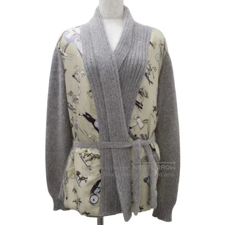 Hermes HERMES Margiela Silk Cashmere Cardigan. Size US M / EU 48-50 / 2 - 1 Thumbnail