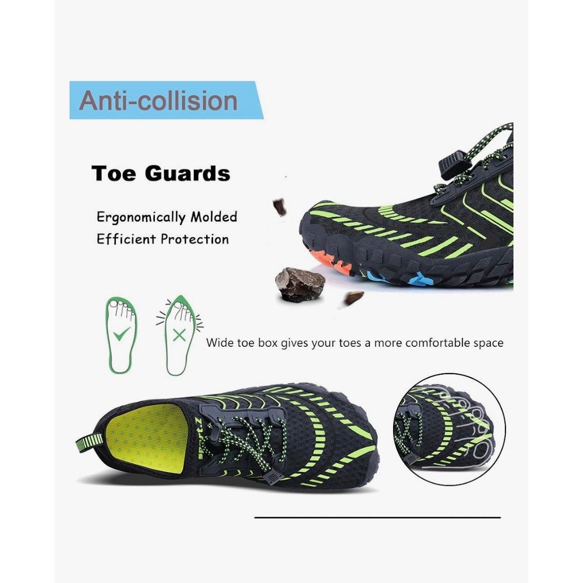 The Unbranded Brand Water Shoes Men Women Swim Surf Shoes Beach Pool Shoes Small Size US 6 / IT 36 - 6 Thumbnail