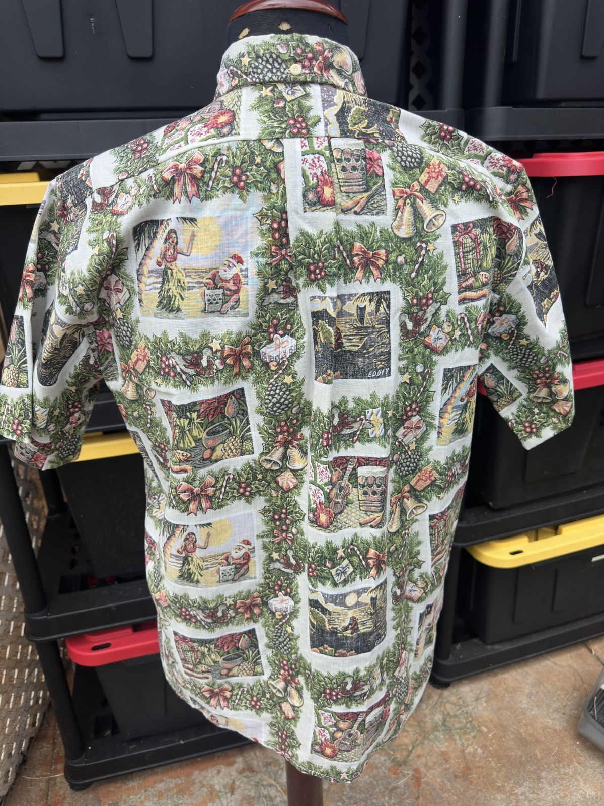 Reyn Spooner Reyn Spooner Mele Kalikimaka Christmas Hawaiian Shirt Men M Size US M / EU 48-50 / 2 - 2 Thumbnail