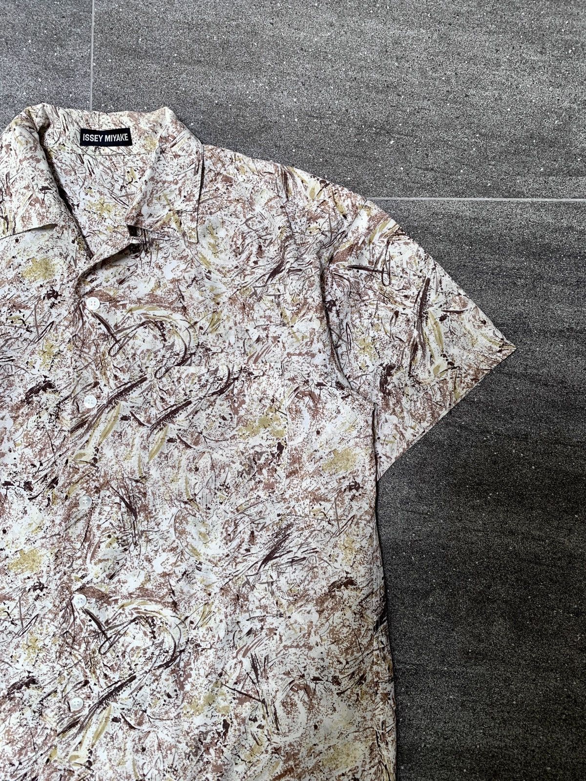 Issey Miyake Painter Camp Collar Shirt Size US M / EU 48-50 / 2 - 3 Thumbnail