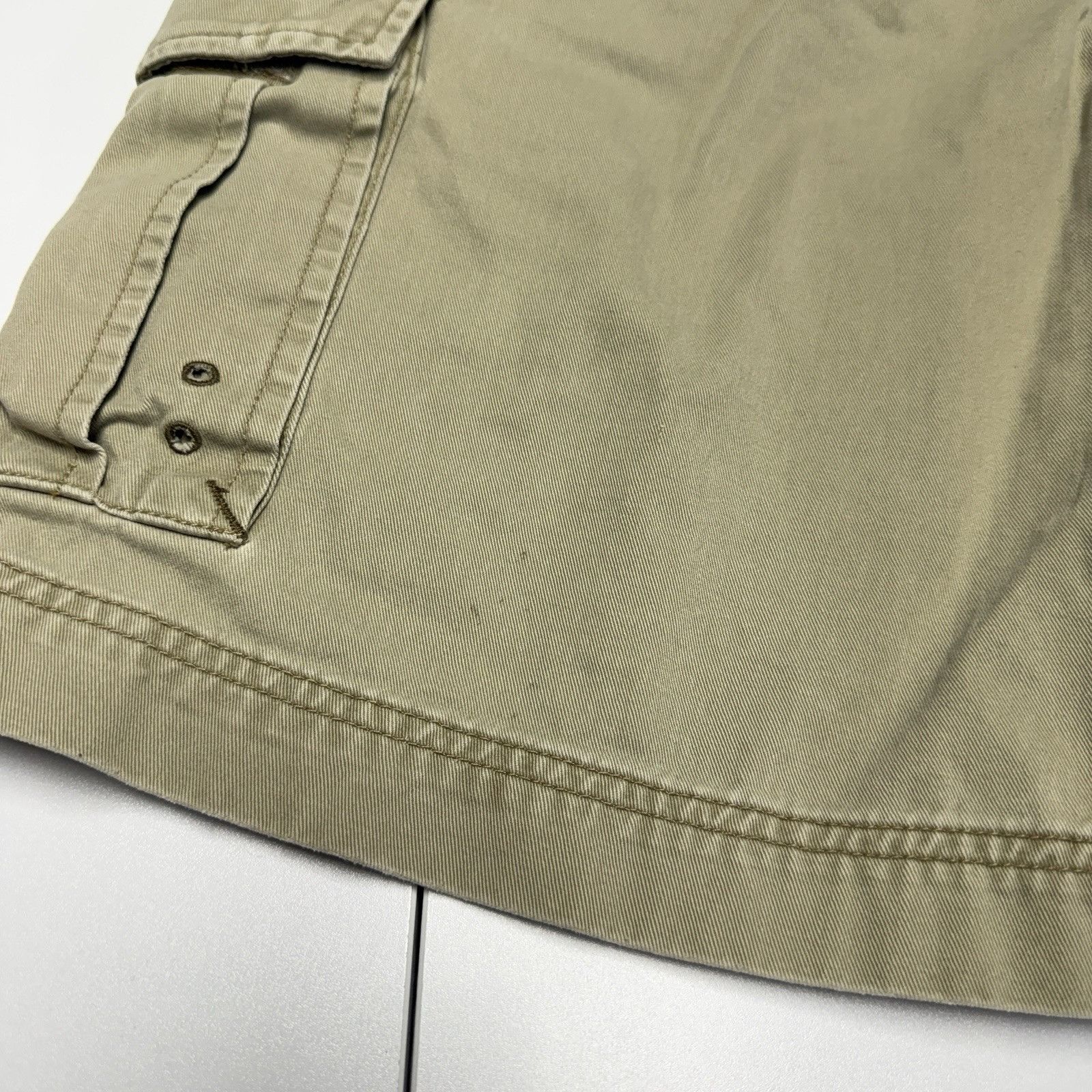 Fox Racing Fox Racing Deluxe Cargo Shorts Mens 36 (37x10) Beige Y2K Size US 36 / EU 52 - 9 Thumbnail