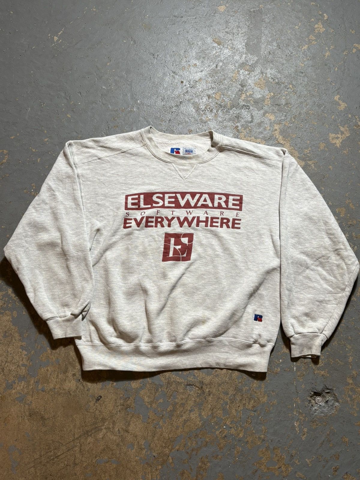 Russell Athletic × Vintage Ash grey software Russell athletic crewneck sweatshirt Size US M / EU 48-50 / 2 - 1 Thumbnail