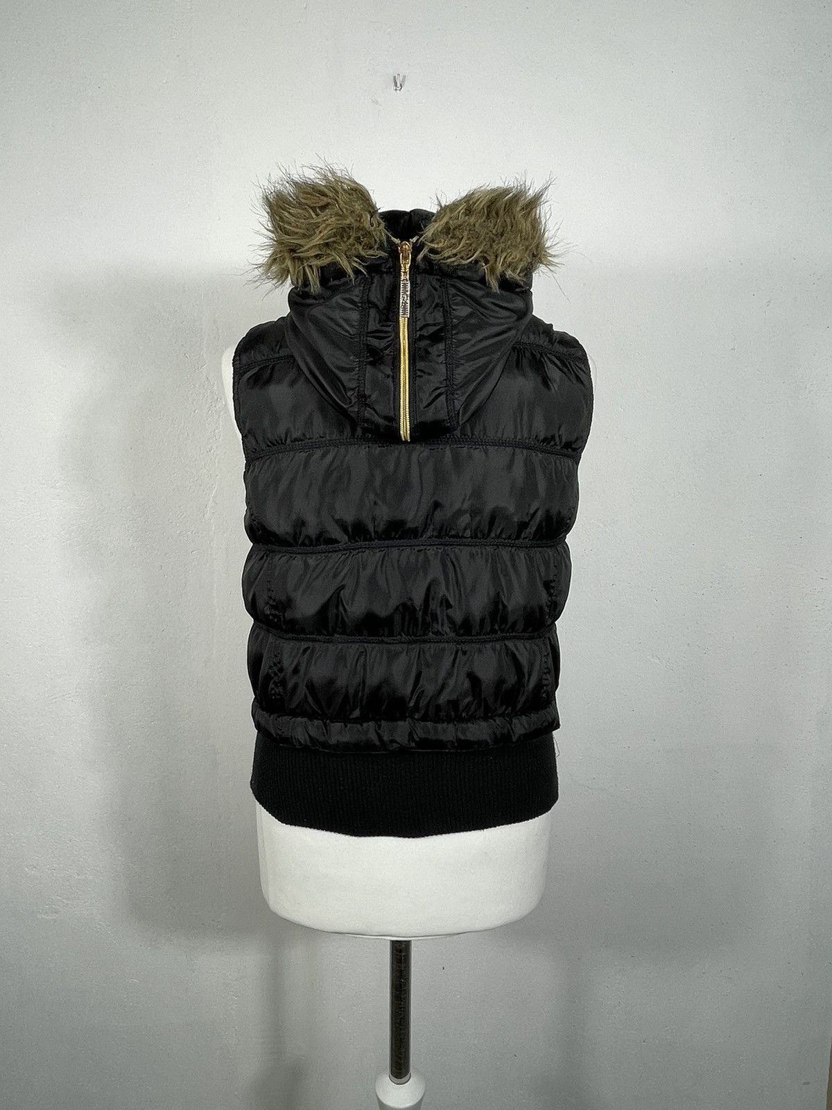 Southpole × Vintage South Pole Retro 00s Puffer Hoodie Vest Winter Affliction Size S / US 4 / IT 40 - 5 Thumbnail
