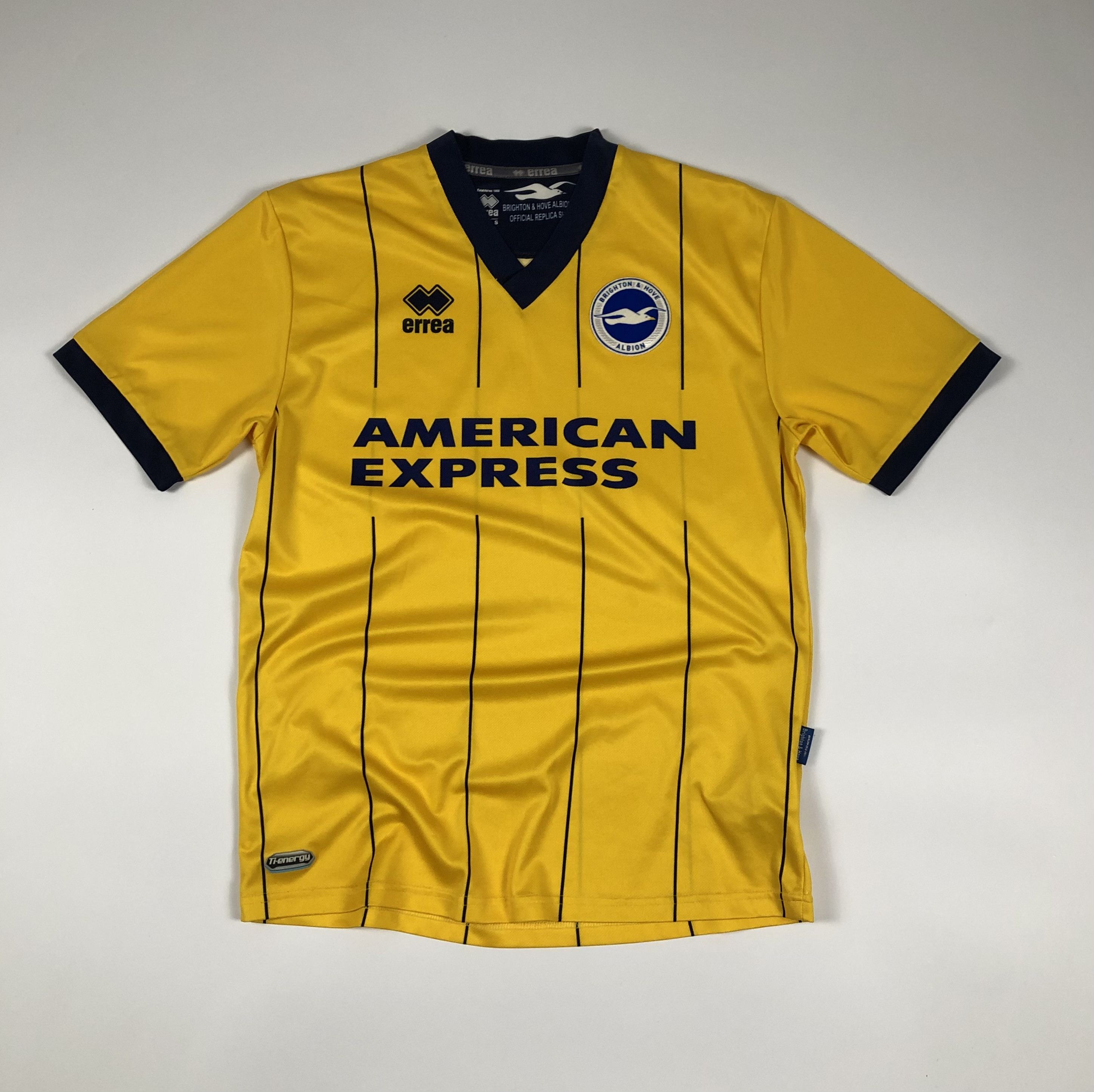 Errea Errea Brighton Hove Albion 2013-2014 Away Soccer Jersey Size US S / EU 44-46 / 1 - 1 Thumbnail