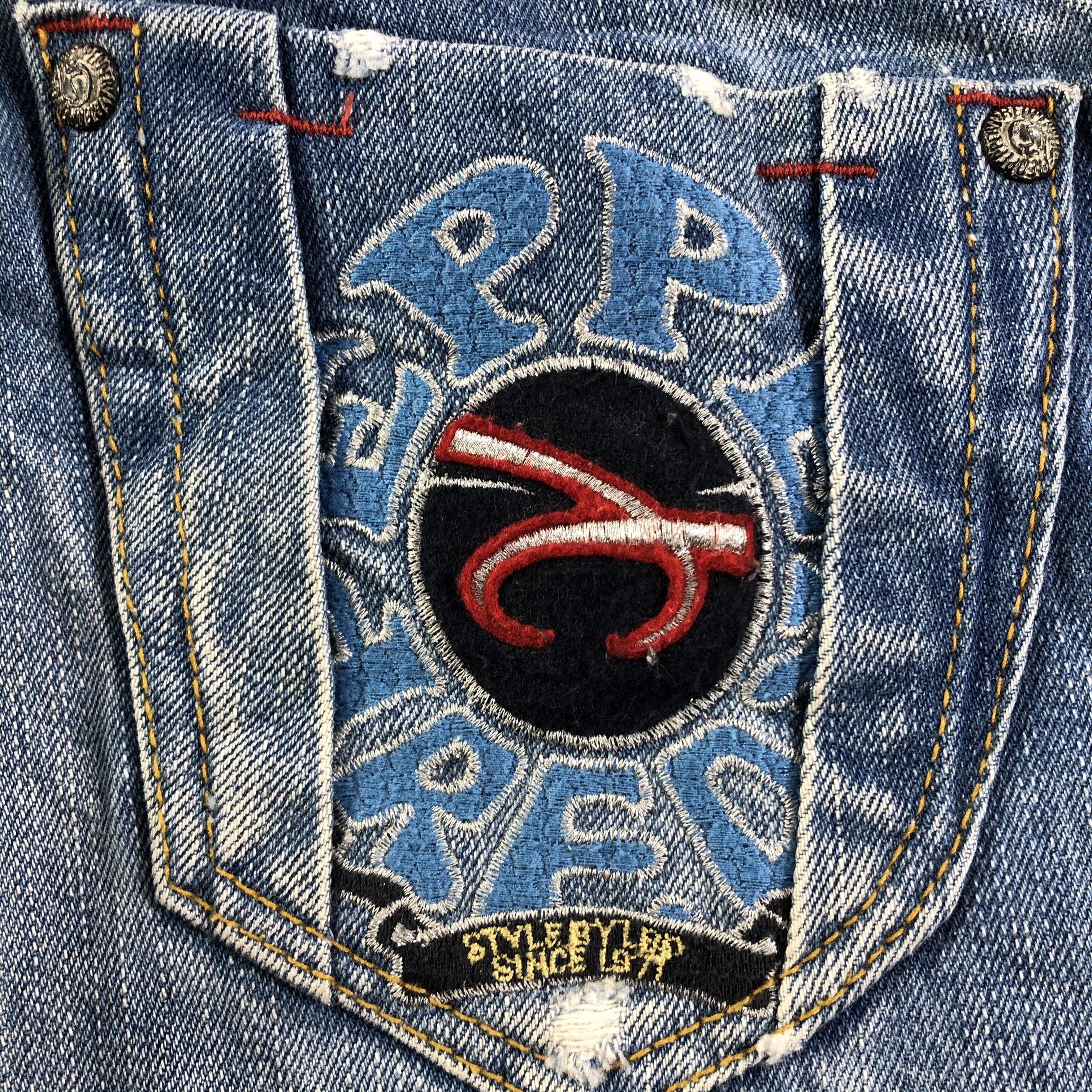 Japanese Brand Japanese Brand Red Pepper Denim Blue Flare Denim KJ1798 Size 29" - 6 Thumbnail